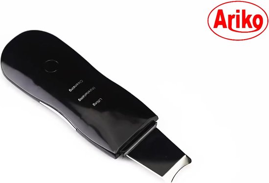 Ariko Ultrasoon Gezichtsreiniger: Diepe Reiniging, Rimpelvermindering & Huidverjonging Spatel