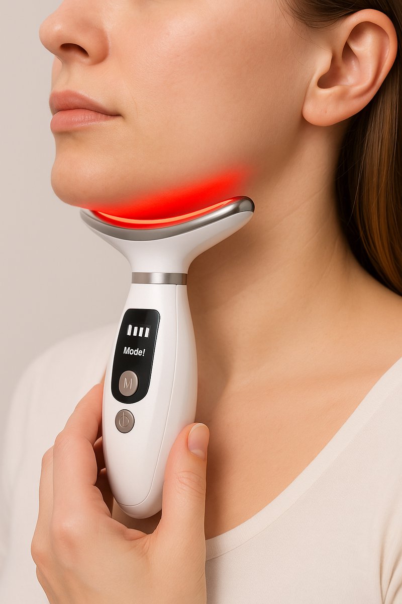 Geavanceerd Gezicht Lifting Apparaat: 7 LED Kleuren, 3 Massage Modi, Huidverjonging