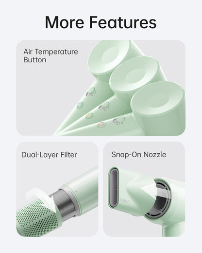 Laifen SE Lite Krachtige Haardroger: Supersnel, Stil, Lichtgewicht voor Glanzend Haar