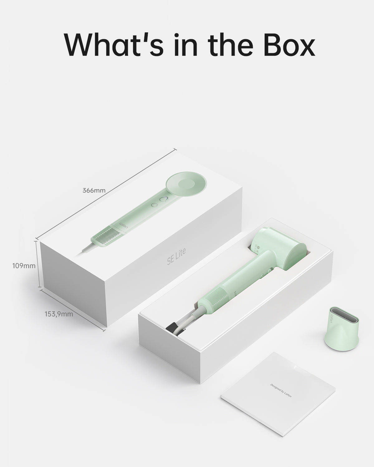 Laifen SE Lite Krachtige Haardroger: Supersnel, Stil, Lichtgewicht voor Glanzend Haar