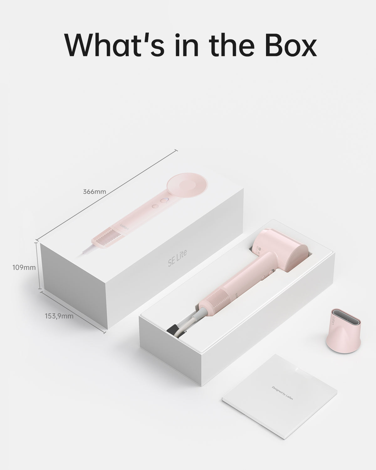 Laifen SE Lite Krachtige Haardroger: Supersnel, Stil, Lichtgewicht voor Glanzend Haar