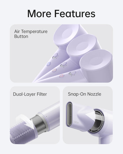 Laifen SE Lite Krachtige Haardroger: Supersnel, Stil, Lichtgewicht voor Glanzend Haar