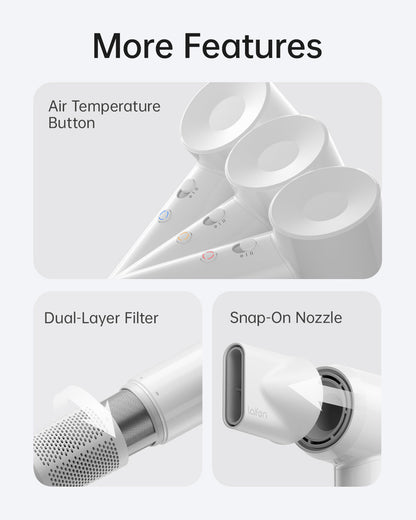 Laifen SE Lite Krachtige Haardroger: Supersnel, Stil, Lichtgewicht voor Glanzend Haar